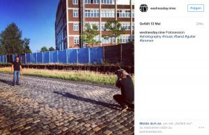 Fotosession - dokumentiert auf Instagram